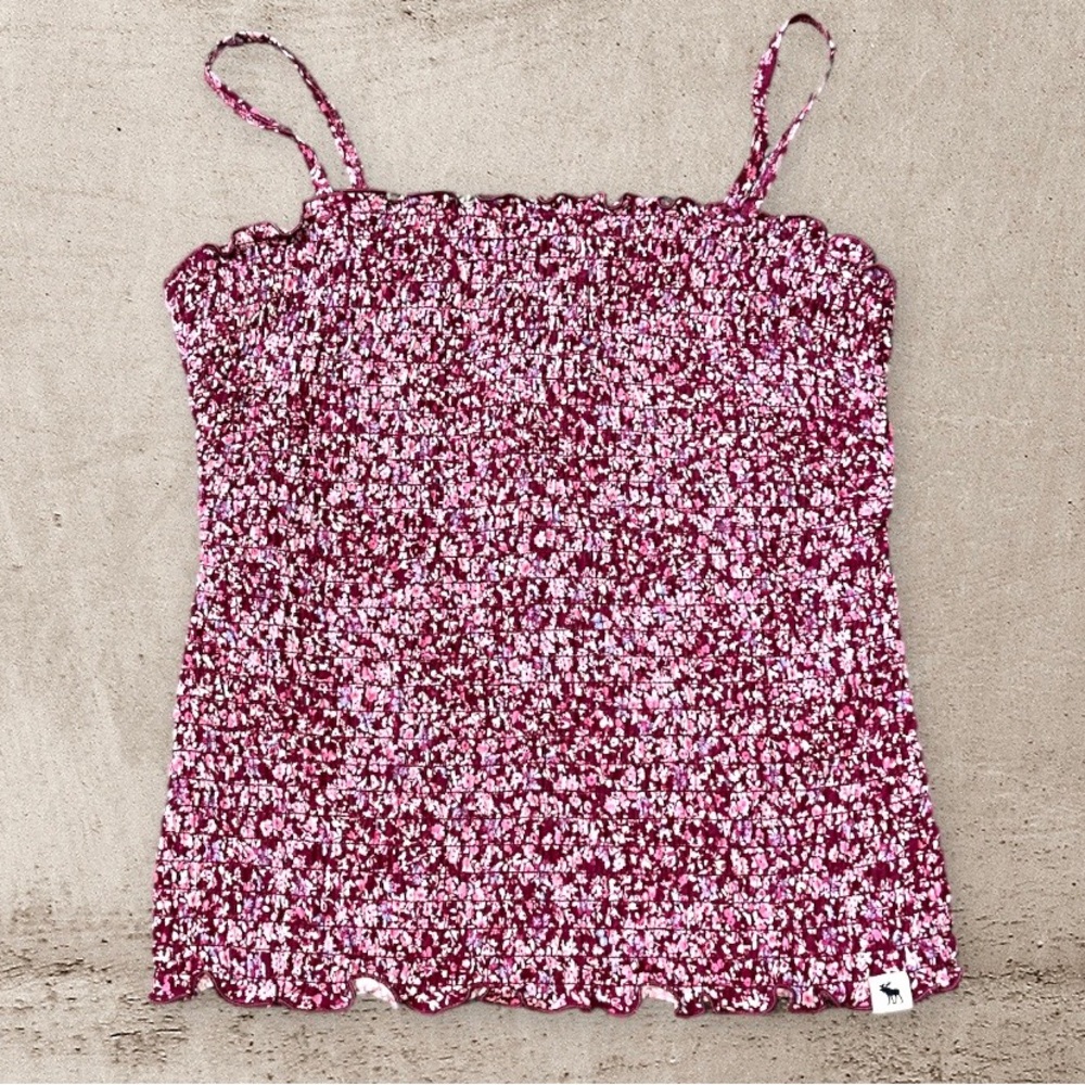 NWT abercrombie kids Girls Ruched Tube Top with Removable Straps - 15/16